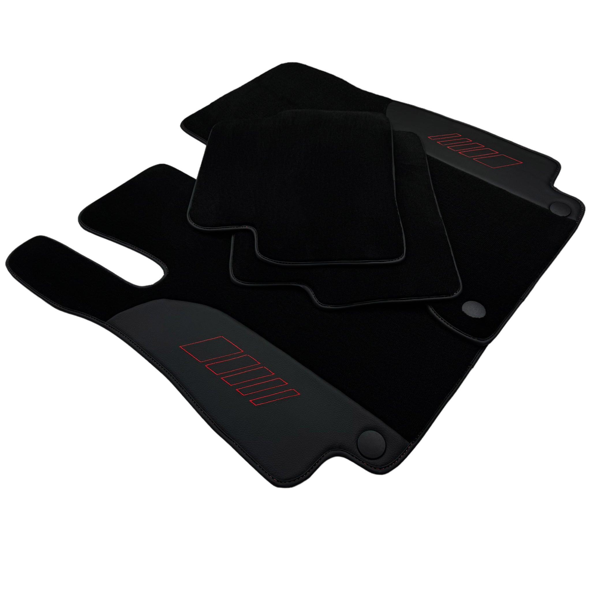 Black Floor Mats For Mercedes Benz S-Class V223 (2020-2023) Long Wheelbase | AutoWin Edition - AutoWin