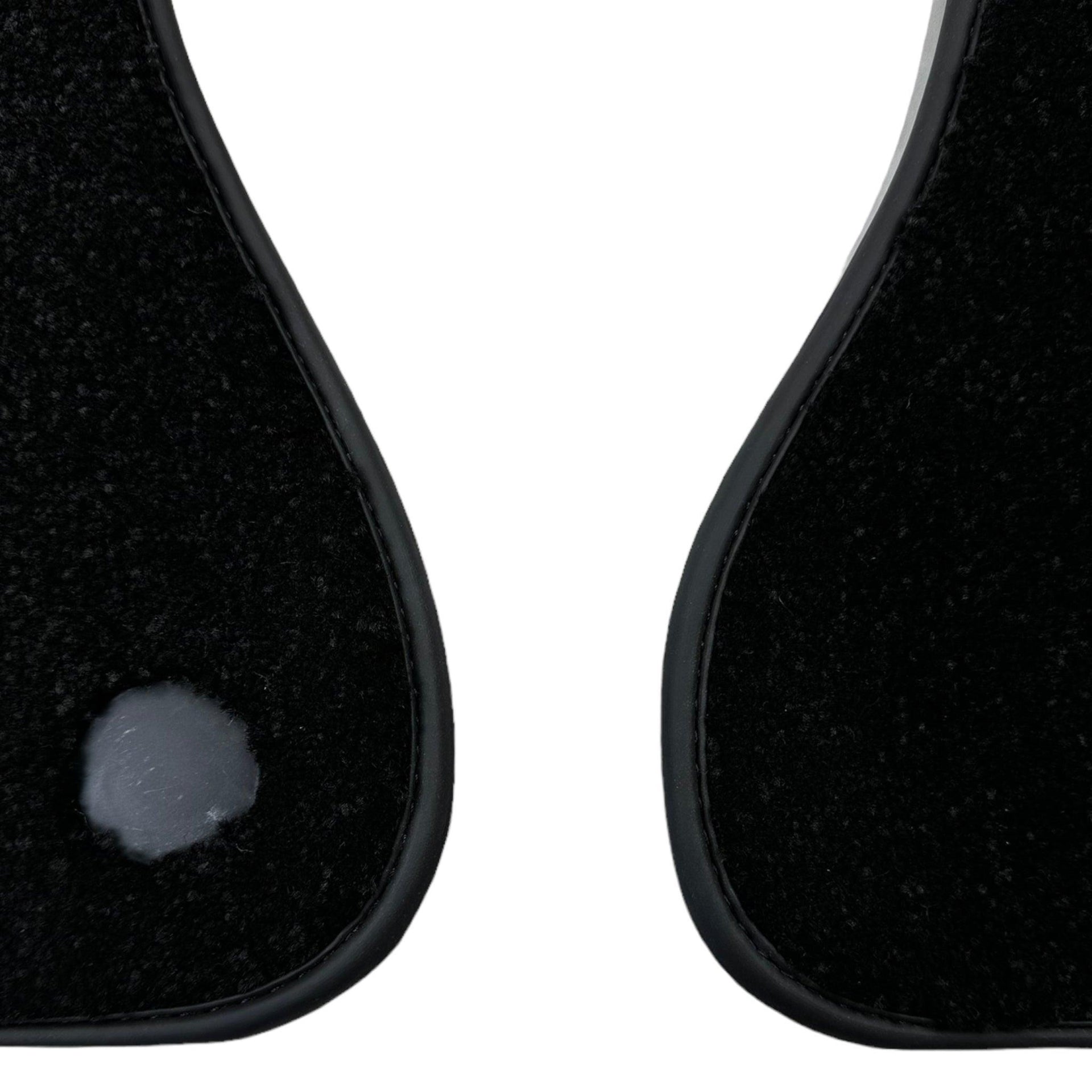 Black Luxury Floor Mats For Mercedes Benz A-Class W177 Hatchback AMG (2018-2023) | ER56 Design - AutoWin