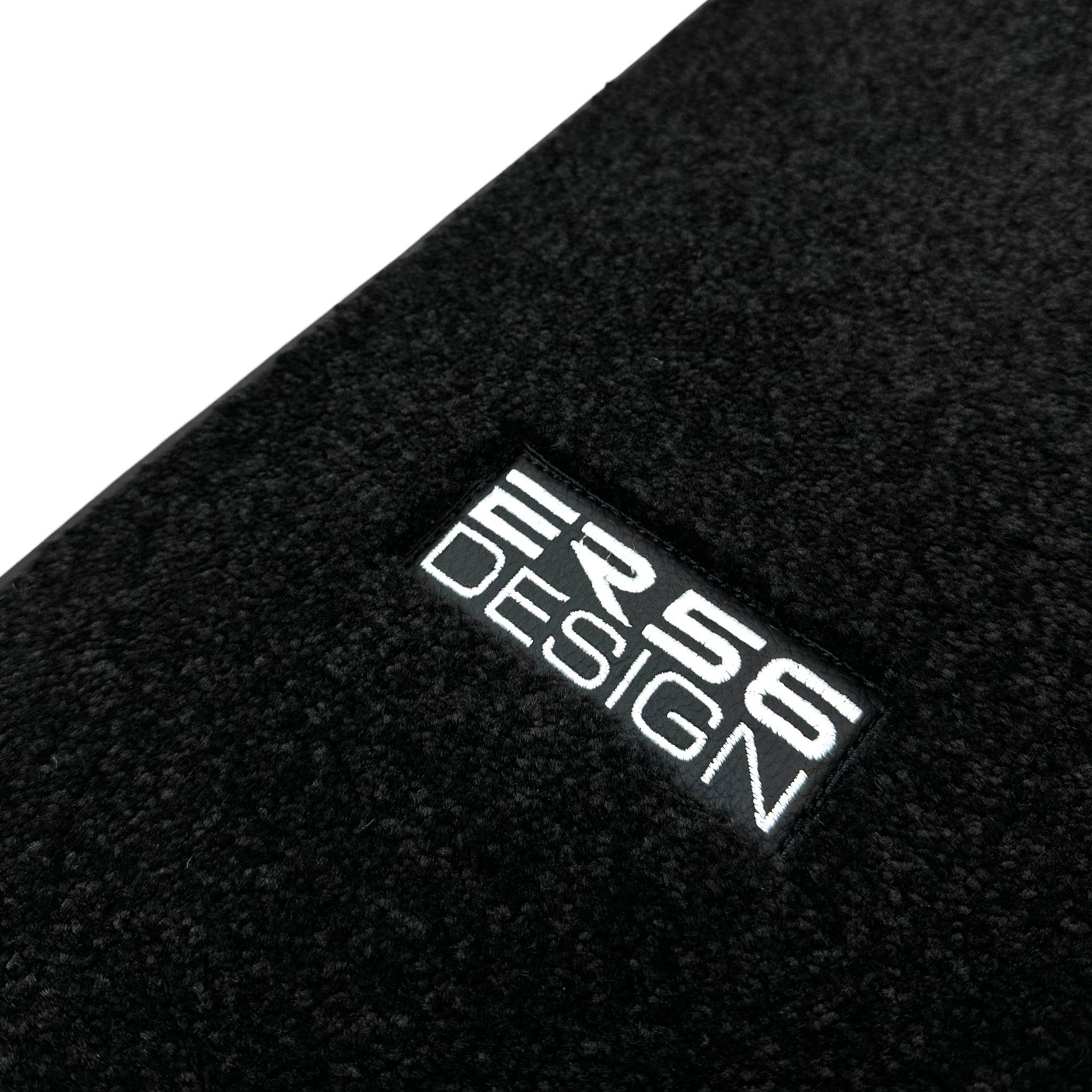 Black Luxury Floor Mats For Mercedes Benz S-Class V223 (2020-2023) Long Wheelbase | ER56 Design - AutoWin