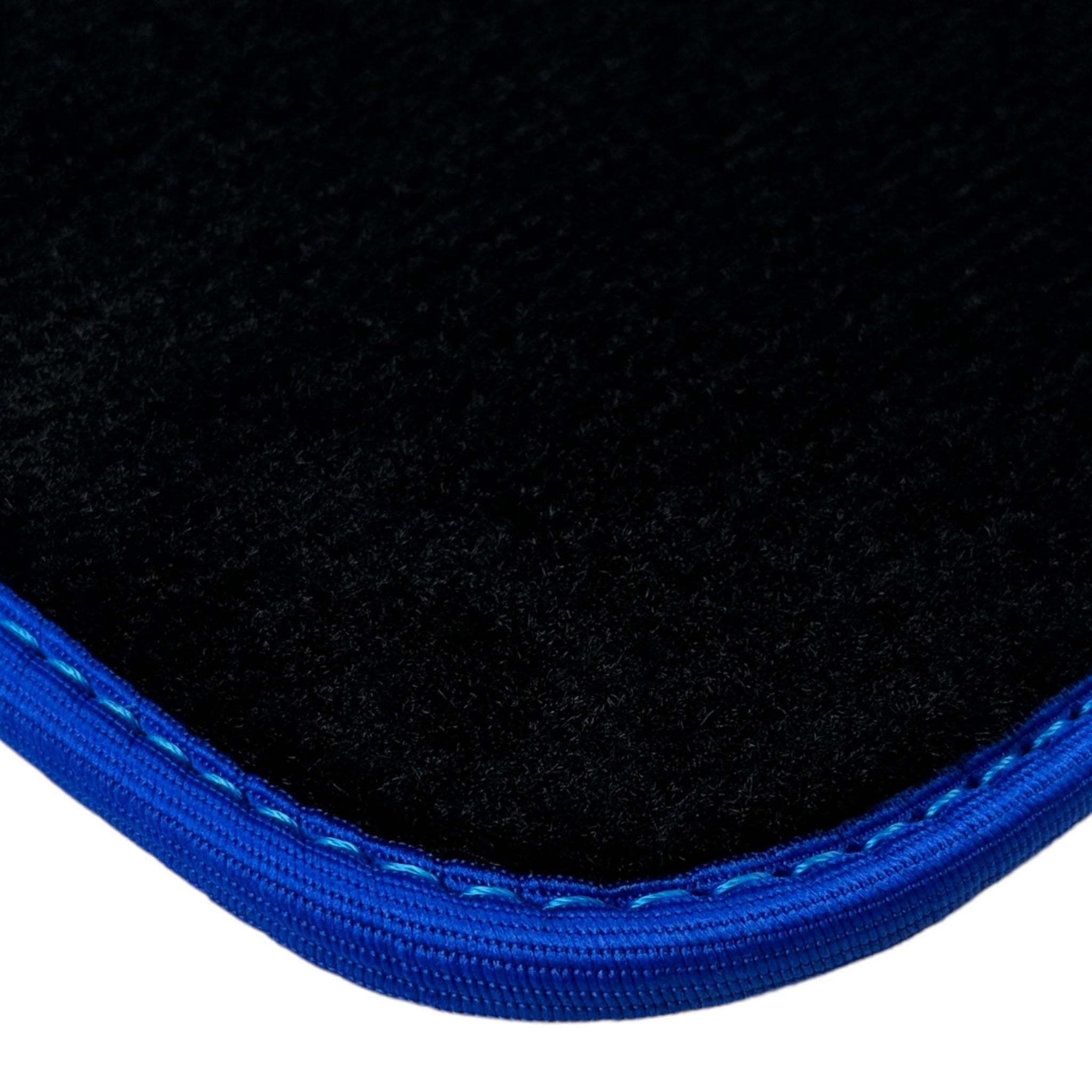 Black Mats For BMW M6 F12 Convertible | Blue Trim - AutoWin