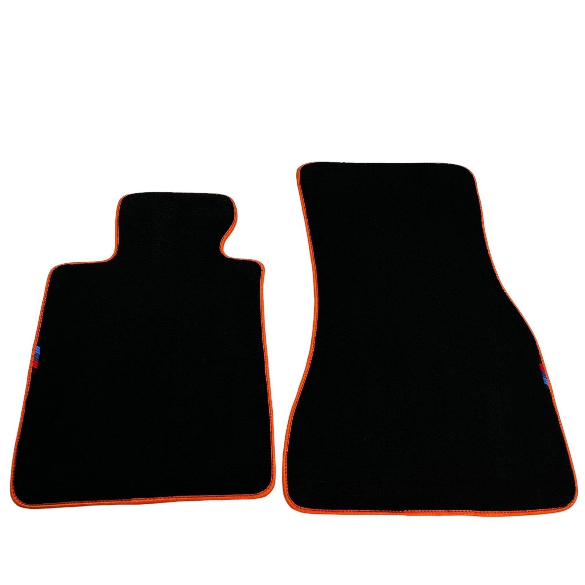 Black Mats For BMW X6M F96 SUV | Orange Trim - AutoWin