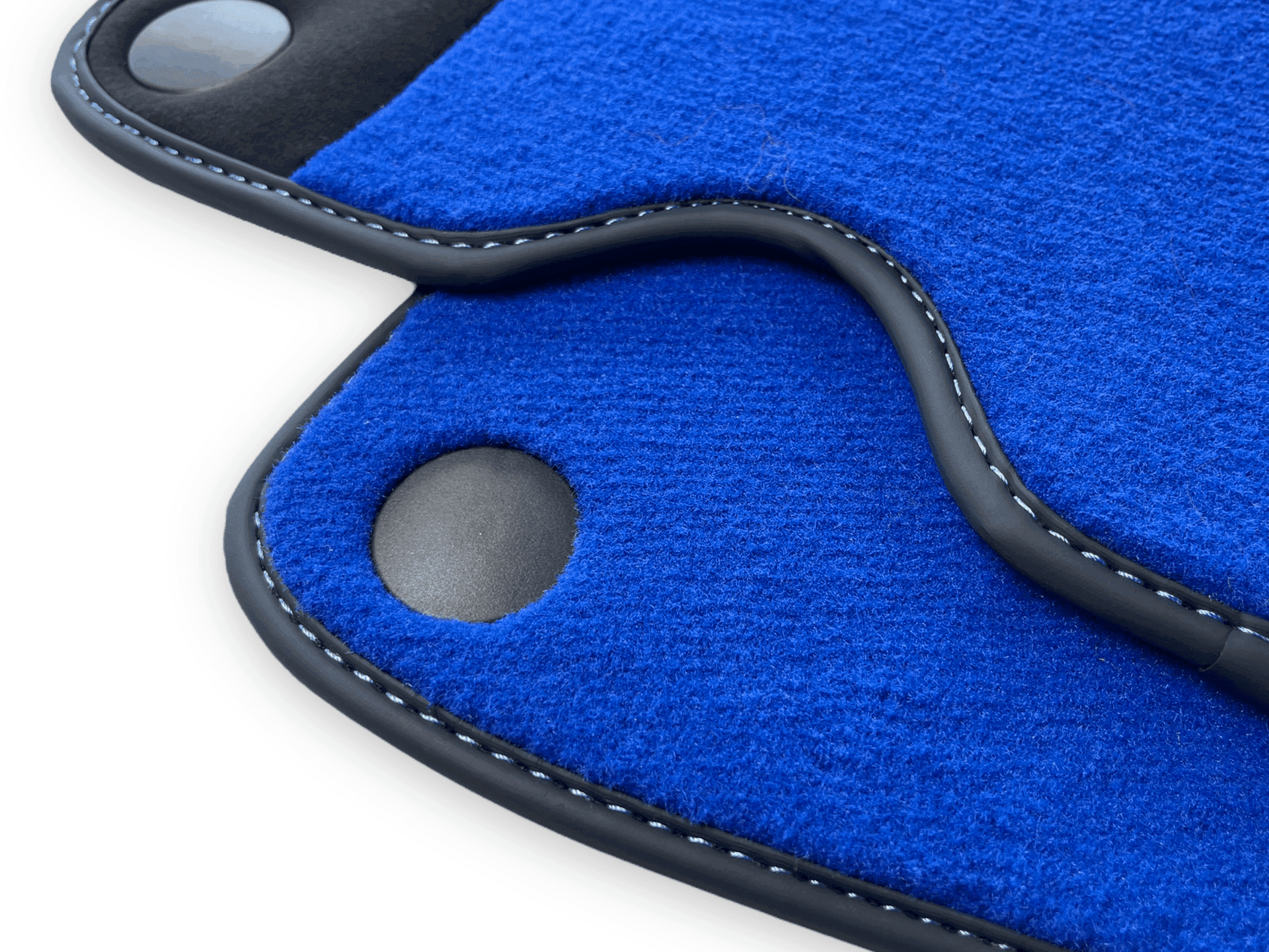 Blue Floor Mats For Ferrari California 2008-2014 With Alcantara - AutoWin