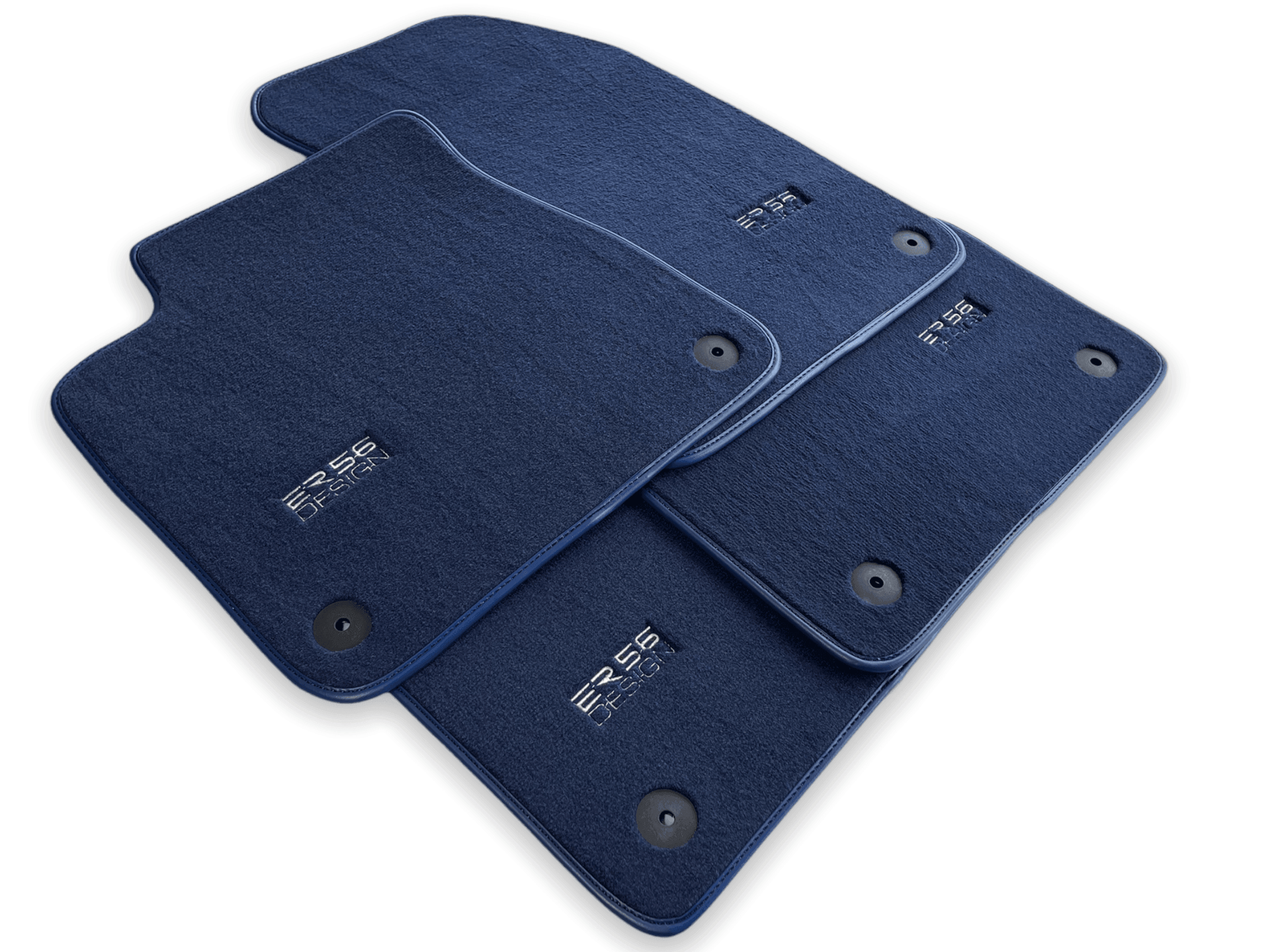 Dark Blue Floor Mats for Audi A8 D5 (2017-2023) | ER56 Design - AutoWin