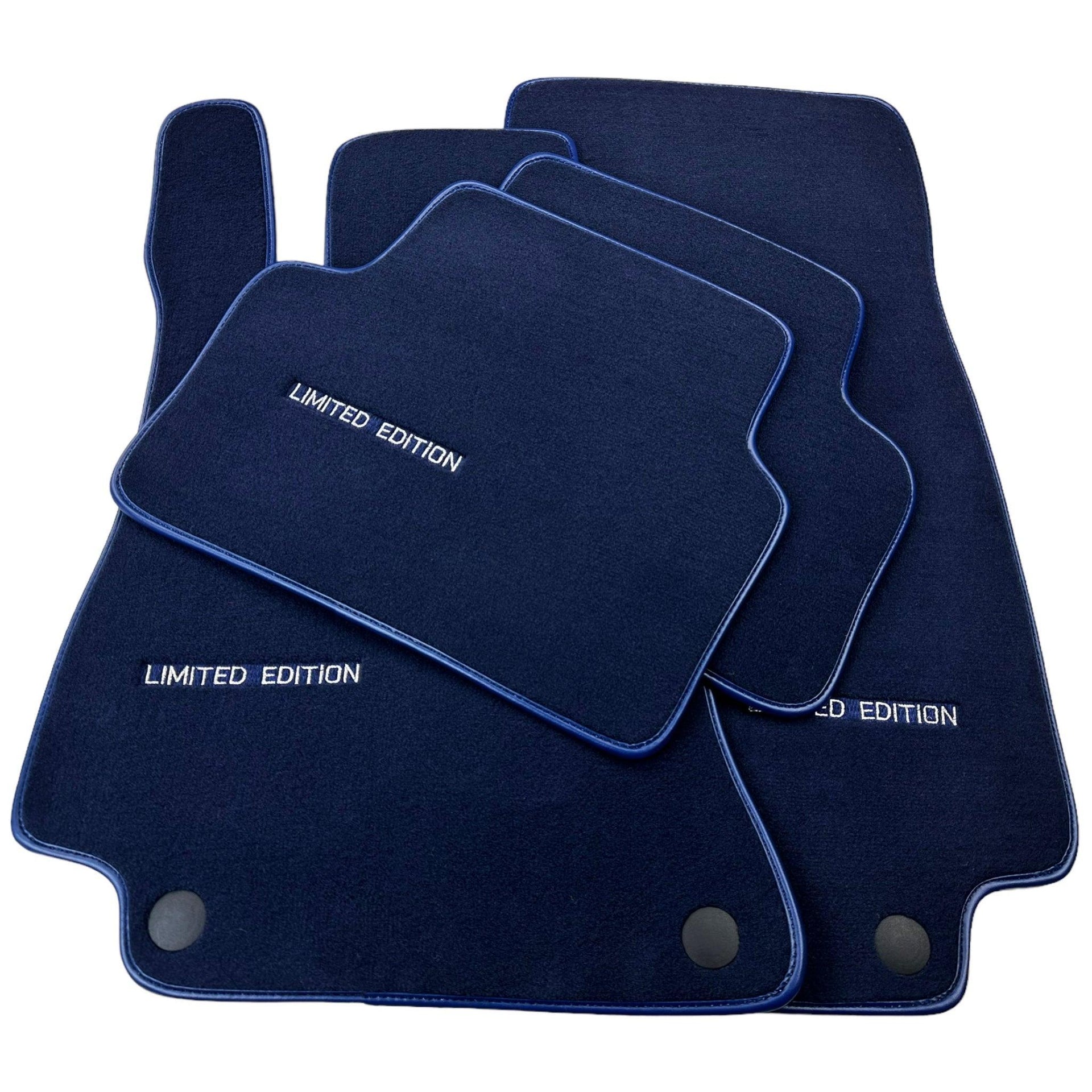 Dark Blue Floor Mats For Mercedes Benz CLS-Class C257 Coupe (2018-2023) | Limited Edition - AutoWin