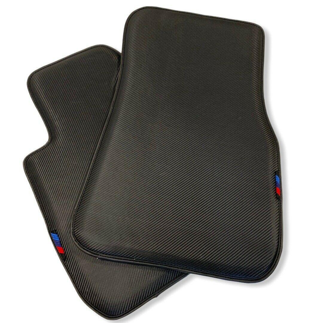 Floor Mats For BMW M6 E64 Convertible Autowin Brand Carbon Fiber Leather - AutoWin
