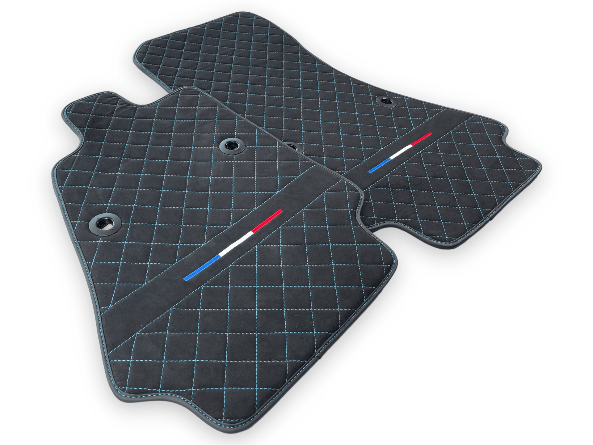 Floor Mats For Bugatti Chiron Alcantara Leather Limited Edition - AutoWin