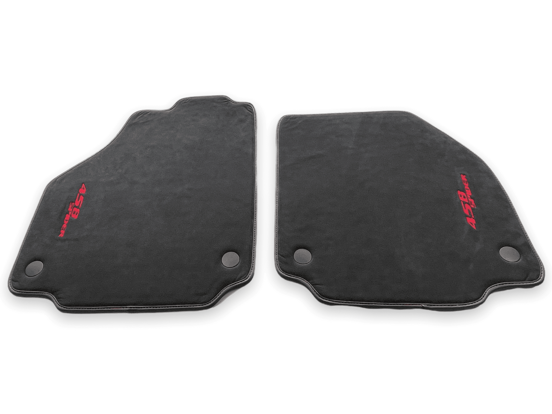 Floor Mats For Ferrari 458 Spider 2012-2015 Alcantara Leather - AutoWin