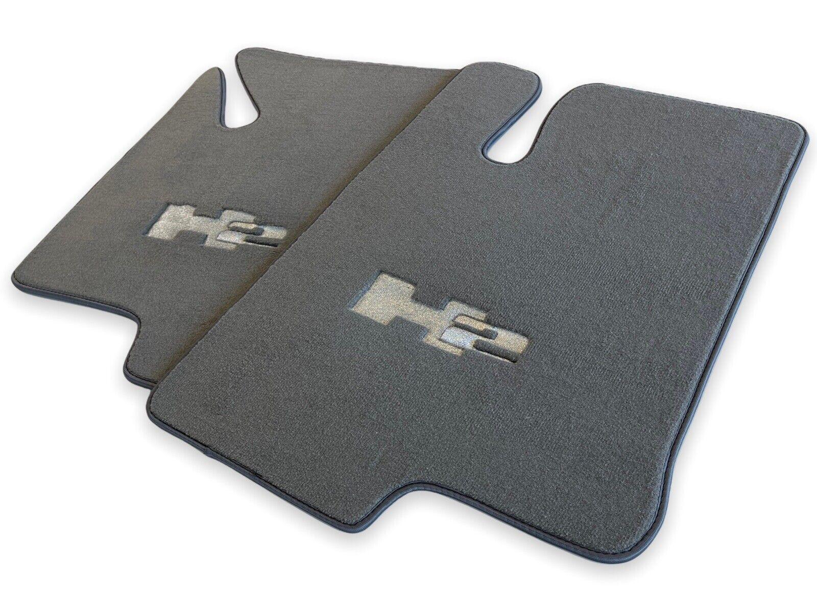 Floor Mats For Hummer H2 2003-2009 Tailored Gray Color Carpets - AutoWin