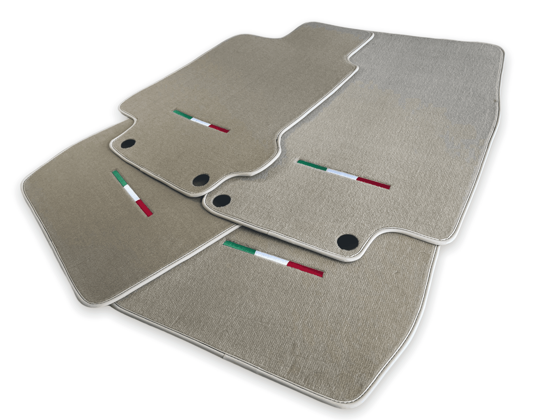 Floor Mats For Maserati GranTurismo (2007-2019) Beige IT Edition - AutoWin