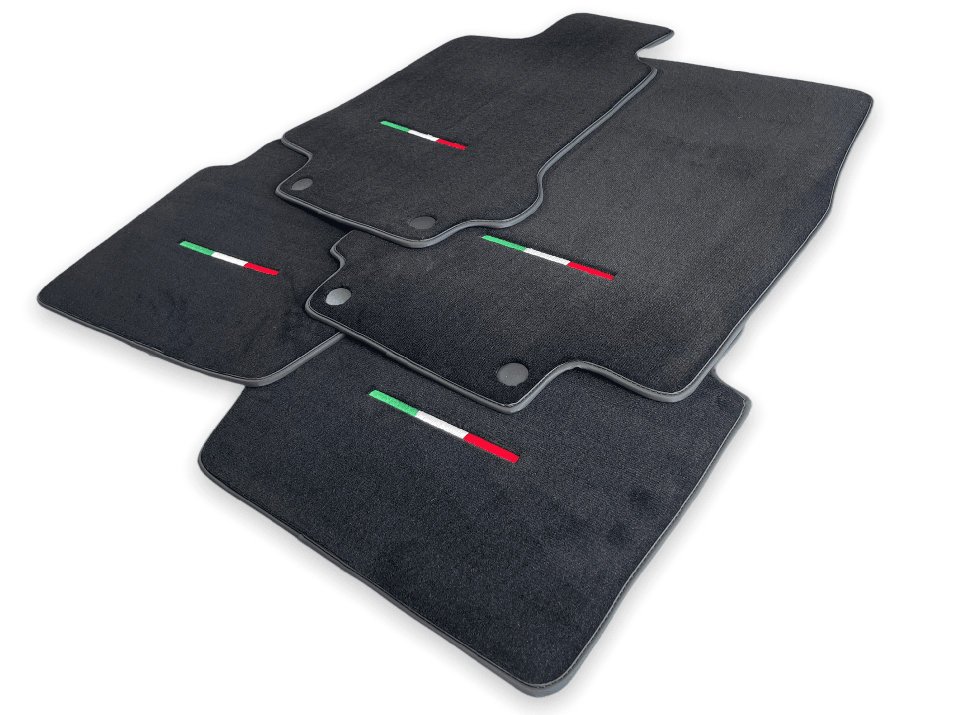 Floor Mats For Maserati GranTurismo Sportline (2009-2019) Black IT Edition - AutoWin