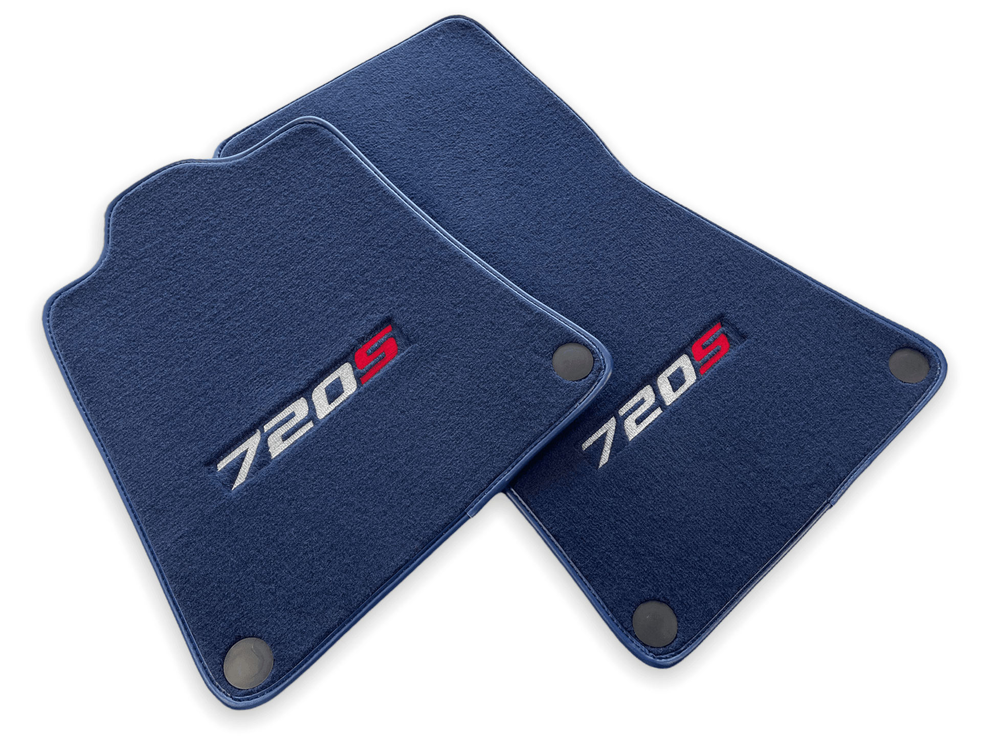 Floor Mats For McLaren 720S Dark Blue Tailored Carpets Set AutoWin - AutoWin
