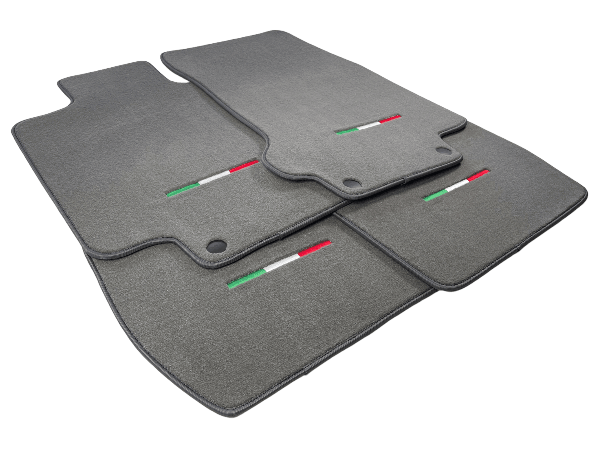 Gray Floor Mats For Maserati GranTurismo (2007-2019) IT Edition - AutoWin