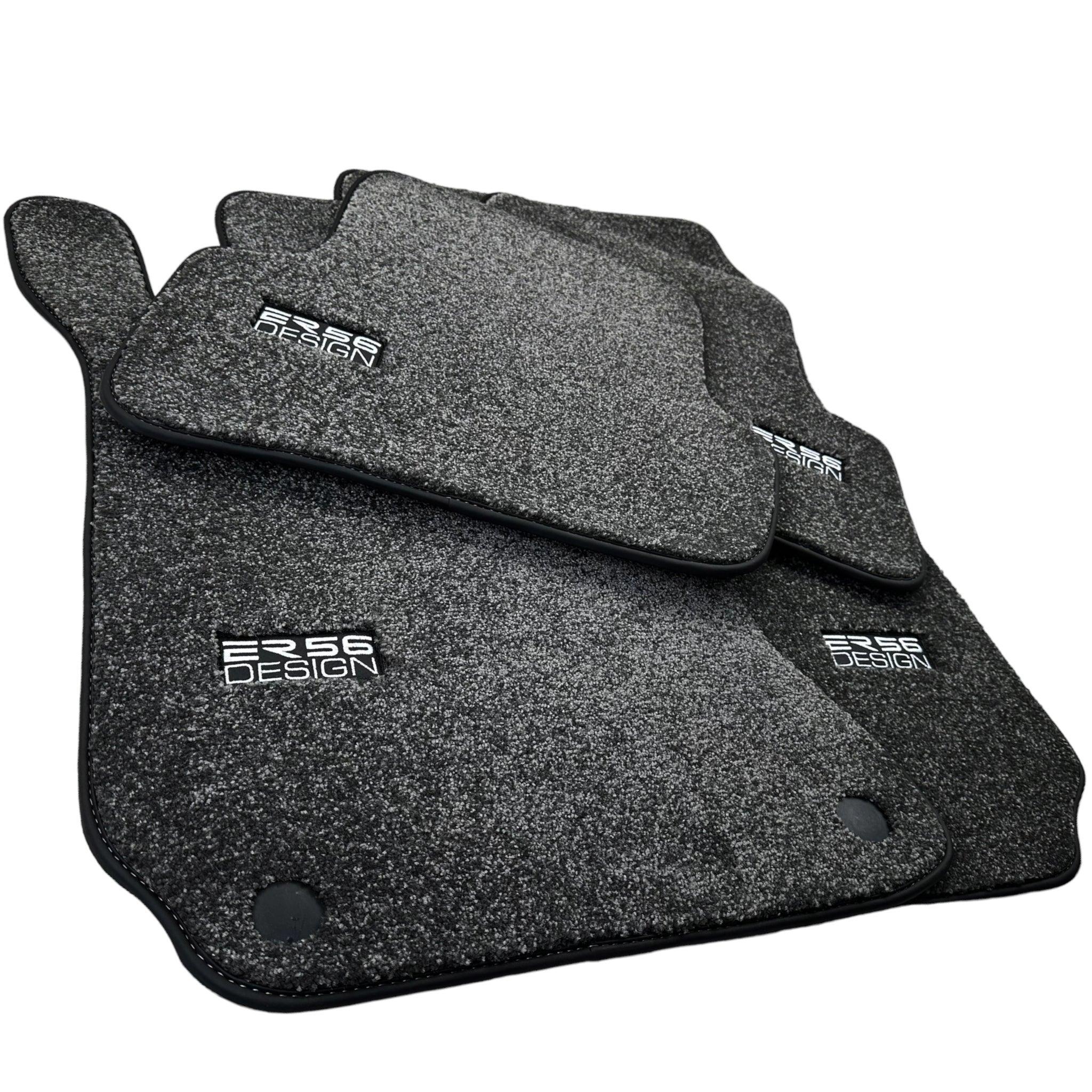 Gray Luxury Floor Mats For Mercedes Benz C-Class S205 Wagon Facelift (2018-2021) | ER56 Design - AutoWin