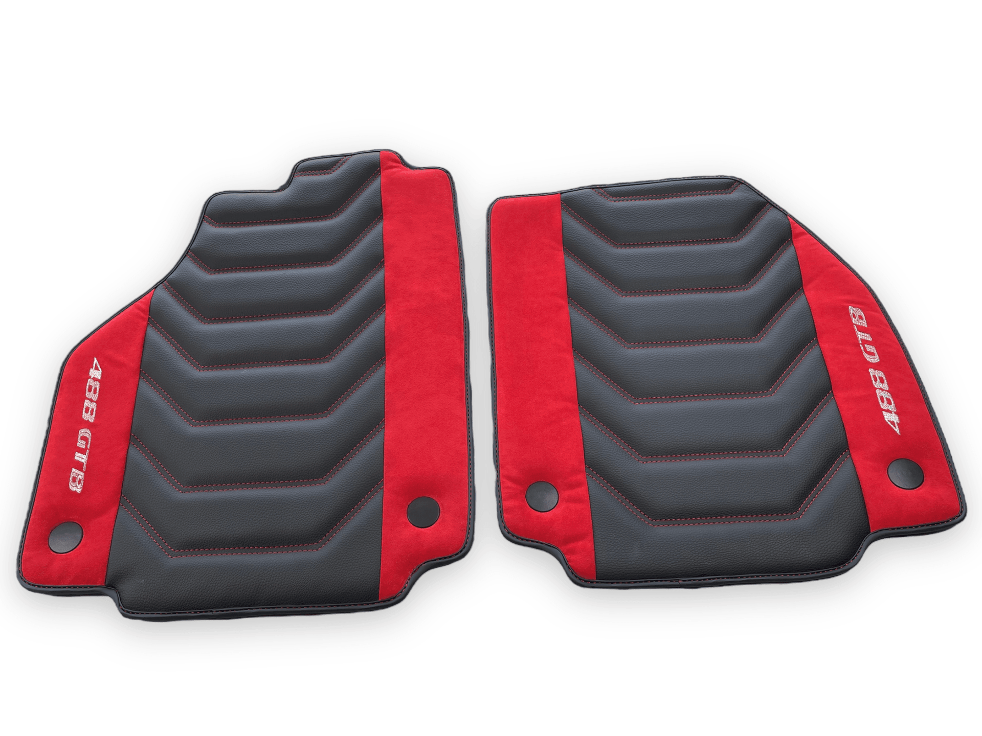 Leather Floor Mats For Ferrari 488 GTB 2015-2022 - AutoWin