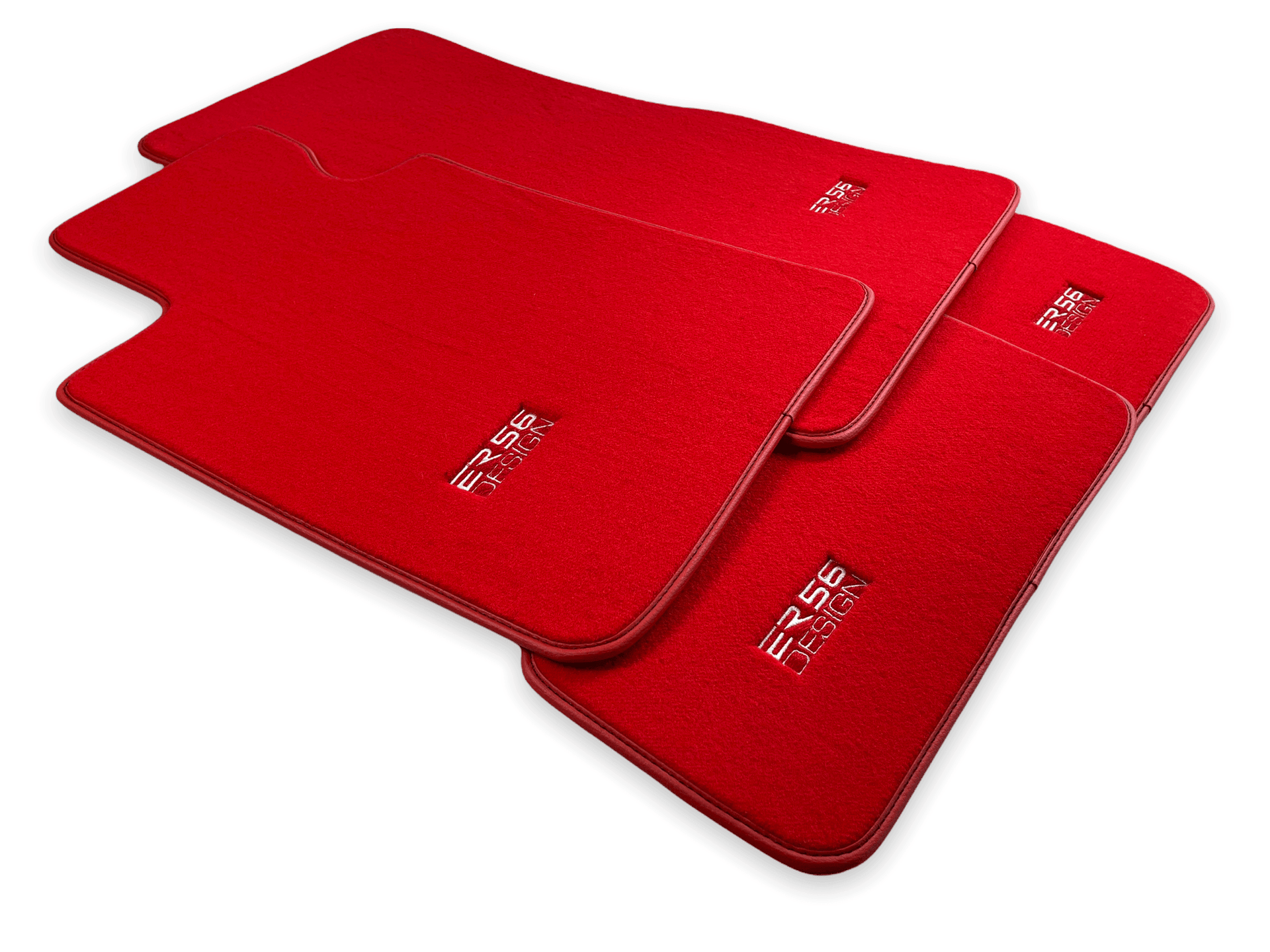 Red Floor Mats For BMW 7 Series G11 - ER56 Design Brand - AutoWin