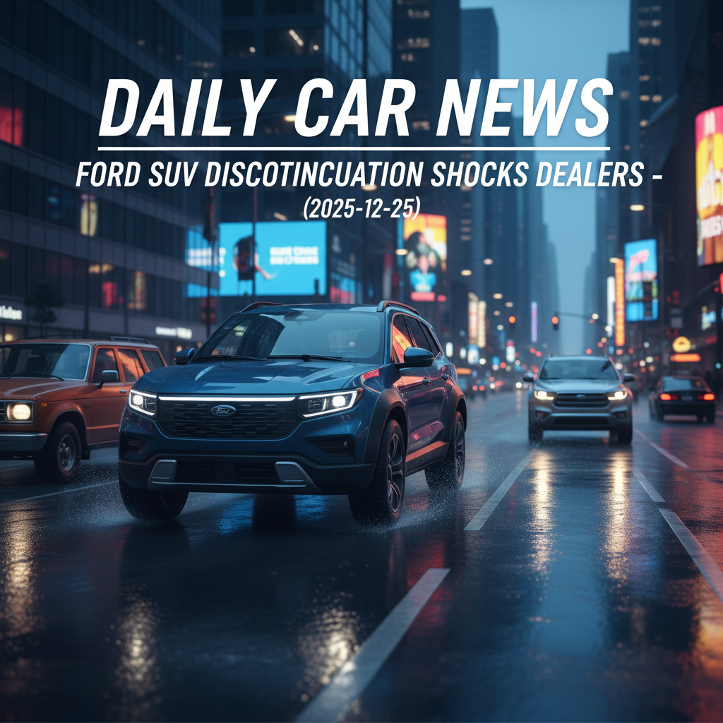 Ford SUV Discontinuation Shocks Dealers – Daily Car News (2025-12-25)