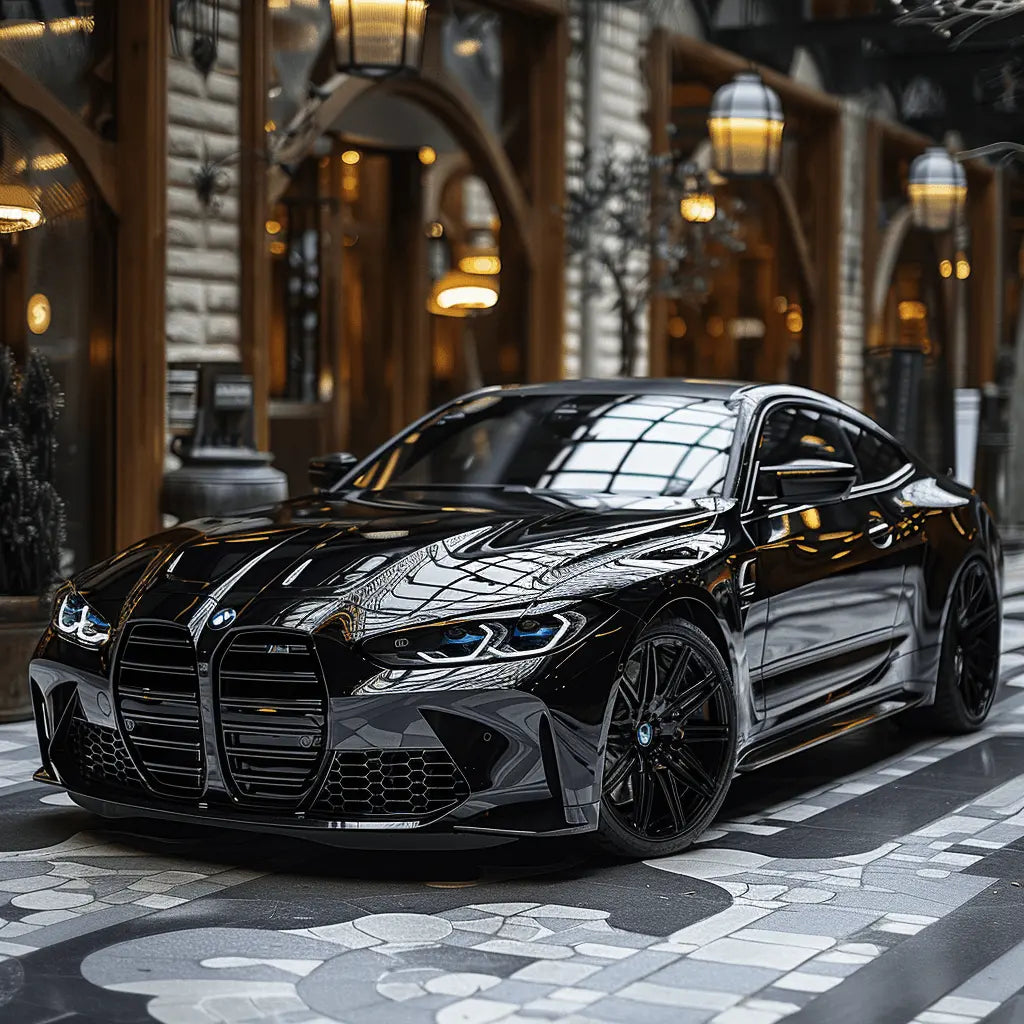 استكشاف سيارة بي إم دبليو M4 G82 وأفضل سجادات أرضية لجميع الأحوال الجوية لسيارة بي إم دبليو M4