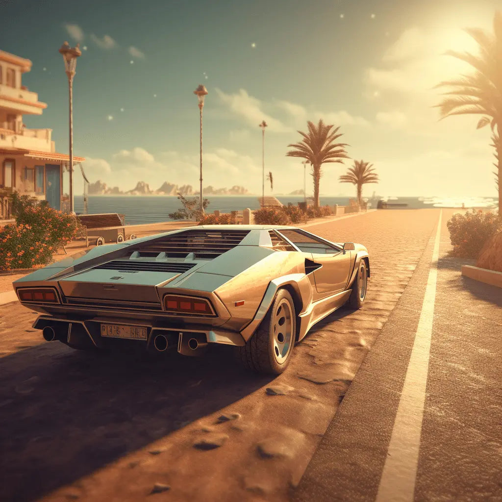 Lamborghini Countach History and Floor Mats