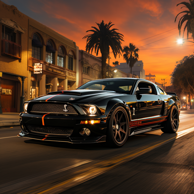 سجادات أرضية فاخرة لسيارة Ford Mustang V