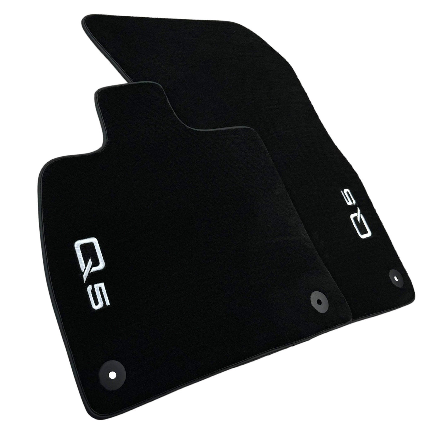Black Floor Mats for Audi Q5 8R Hybrid (2008-2017) - AutoWin