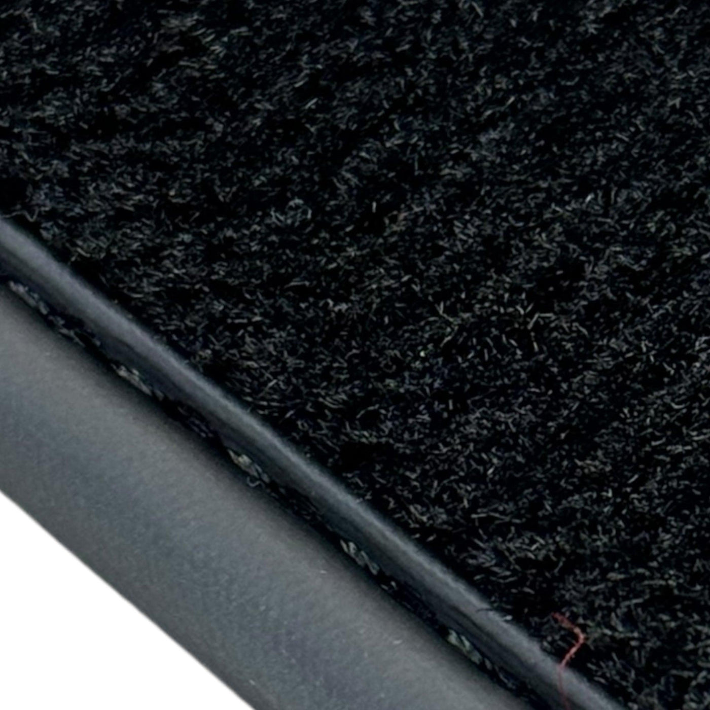 Black Floor Mats for Rolls Royce Phantom Sedan (2003-2016) with Black Leather - AutoWin