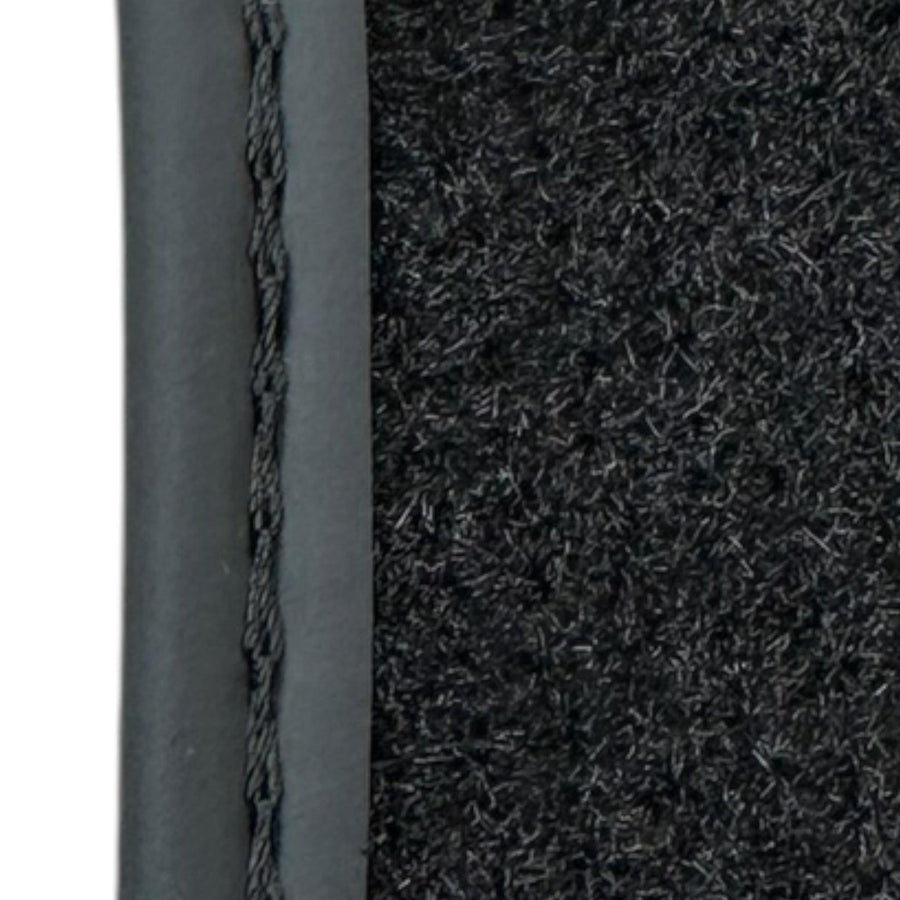 Black Floor Mats for Rolls Royce Dawn (2016-2023) with Black Leather - AutoWin