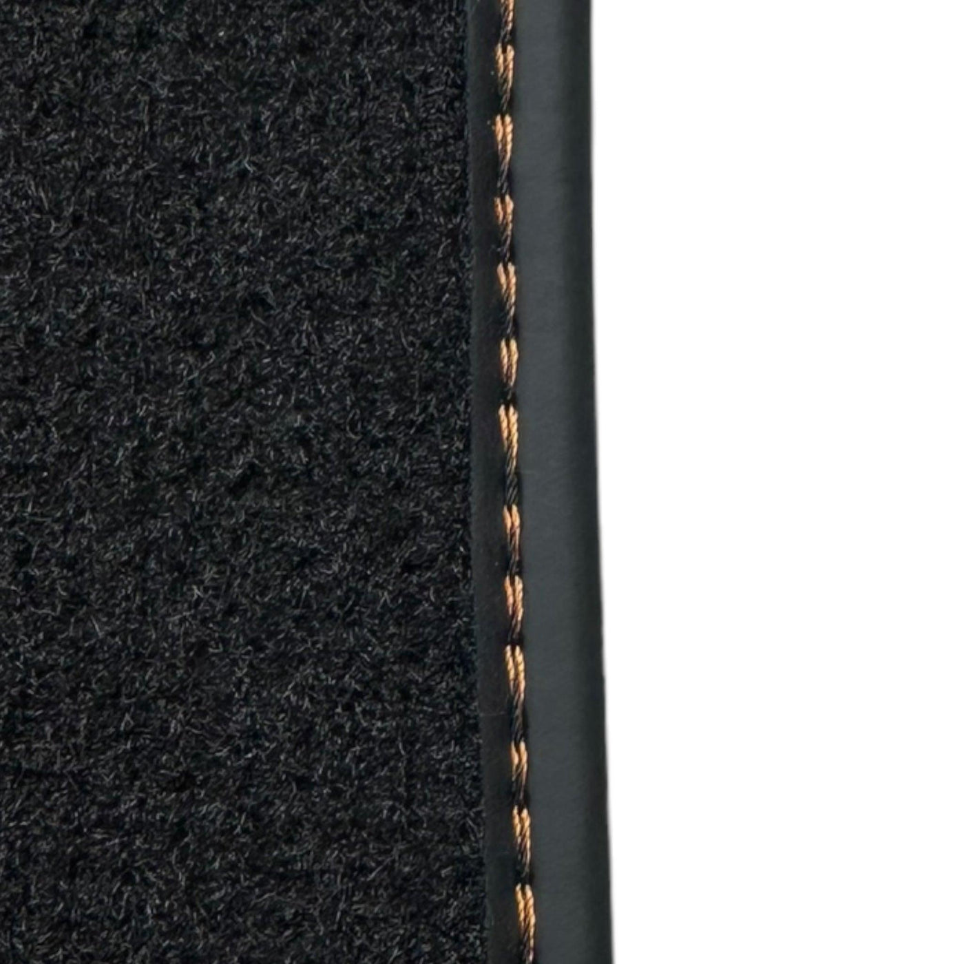 Floor Mats for Rolls Royce Phantom Sedan (2003-2016) with Orange Leather - AutoWin