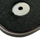 Black Floor Mats for Porsche Panamera GTS (2009-2016) with Leather - AutoWin