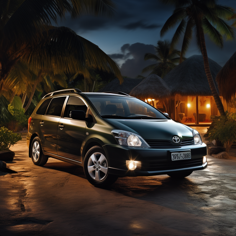 سجادات أرضية فاخرة من Autowin لسيارة Toyota Corolla Verso 7 Seater (2004-2009)