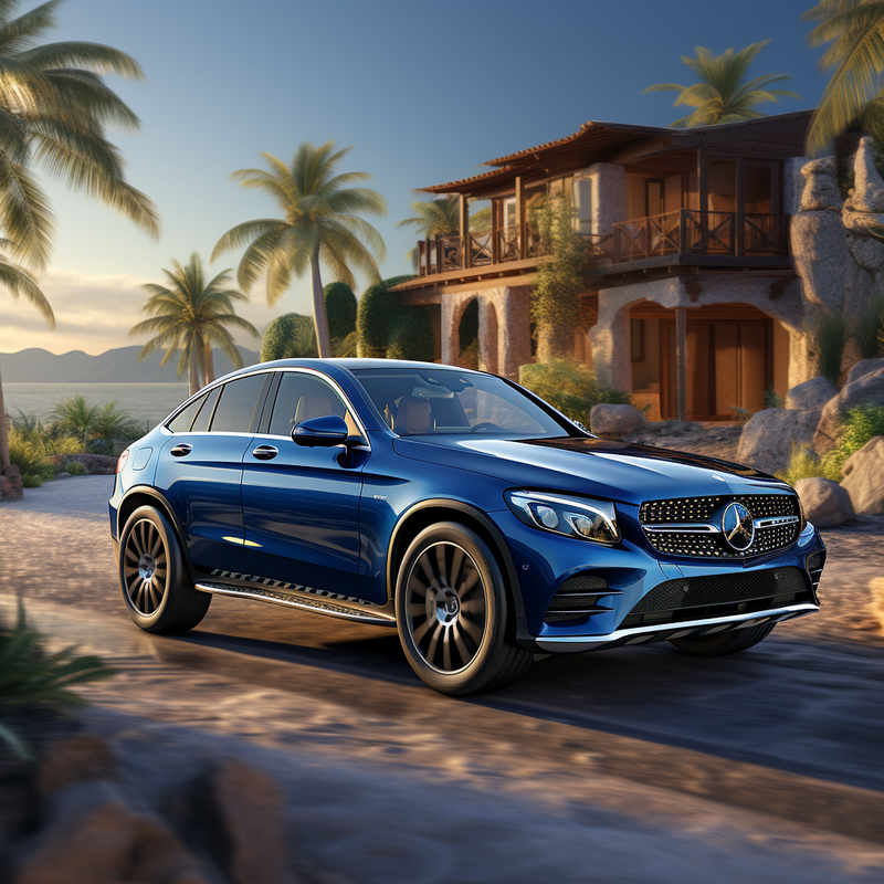 ارفع مستوى سيارة مرسيدس GLC C253 كوبيه (2016-2019) مع سجادات الأرضية المميزة من Autowin