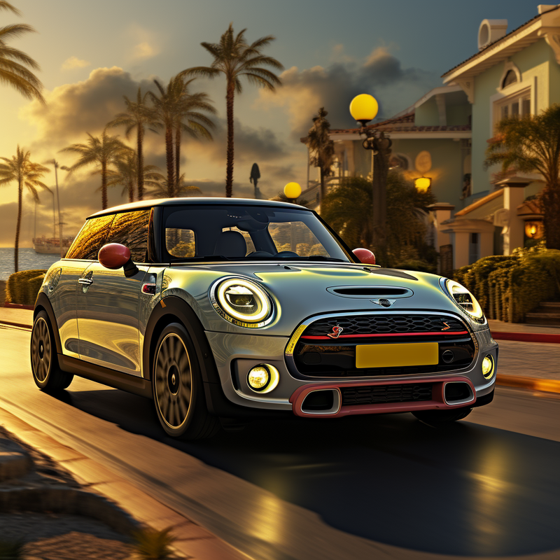 مجموعة سجادات أرضية Autowin لسيارة Mini Cooper / One Electric (2020-2023)