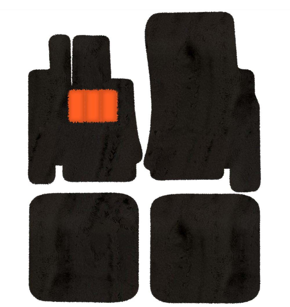 Sheepskin Floor Mats for Mercedes-Benz G-Class W463 (2018-2023) - Sheepskin Length, Various Color Options