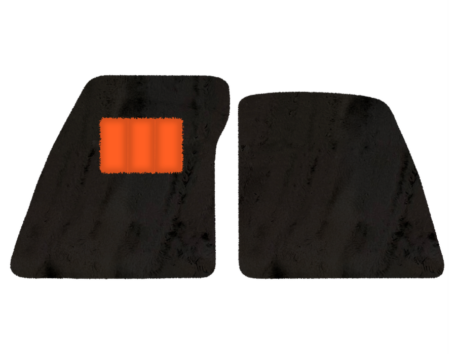 Sheepskin Floor Mats for Ferrari 296 GTS (2022-2025) - Sheepskin Length, Various Color Options