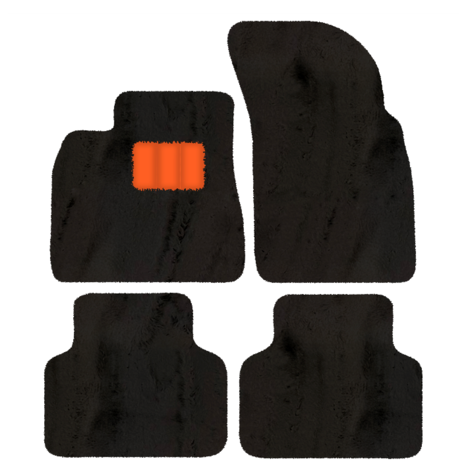 Sheepskin Floor Mats for Bentley Bentayga (2015-2023) - Sheepskin Length, Various Color Options