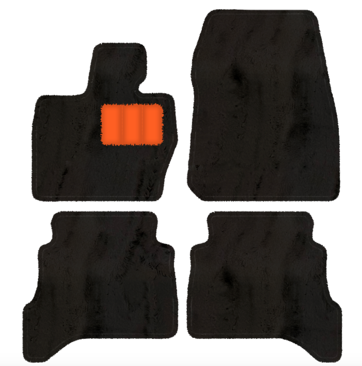 Premium Sheepskin Floor Mats for Range Rover Evoque (2015-2019)