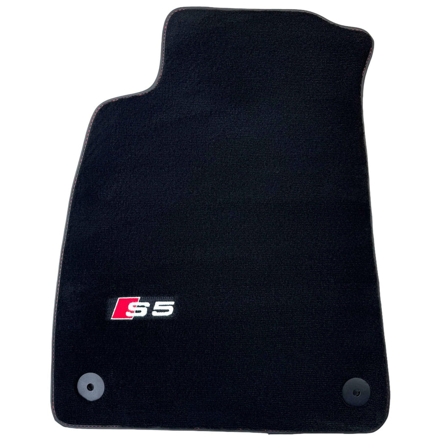 Black Floor Mats for Audi S5 5-door Fastback Sedan (2007-2024) - AutoWin