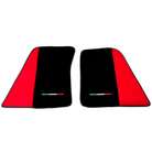 Red Floor Mats for Ferrari 296 GTB (2022-2024) with Alcantara Leather - AutoWin