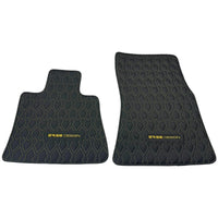 Black Leather Floor Mats for Rolls-Royce Spectre (2023-2024) ER56 Design - AutoWin