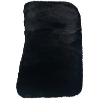 Black Sheepskin Floor Mats for Rolls-Royce Dawn Orange Leather Trim - AutoWin