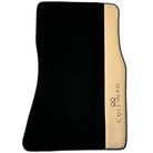Black Floor Mats for Rolls Royce Cullinan with Beige Leather - AutoWin