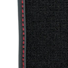 Black Floor Mats for Porsche Panamera GTS (2009-2016) with Leather - AutoWin