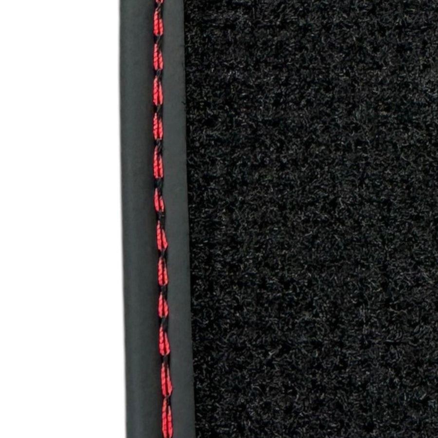 Black Floor Mats for Audi R8 (2015-2024) with Black Trim