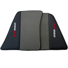 Gray Floor Mats for Ferrari 296 GTB (2022-2024) with Leather - AutoWin