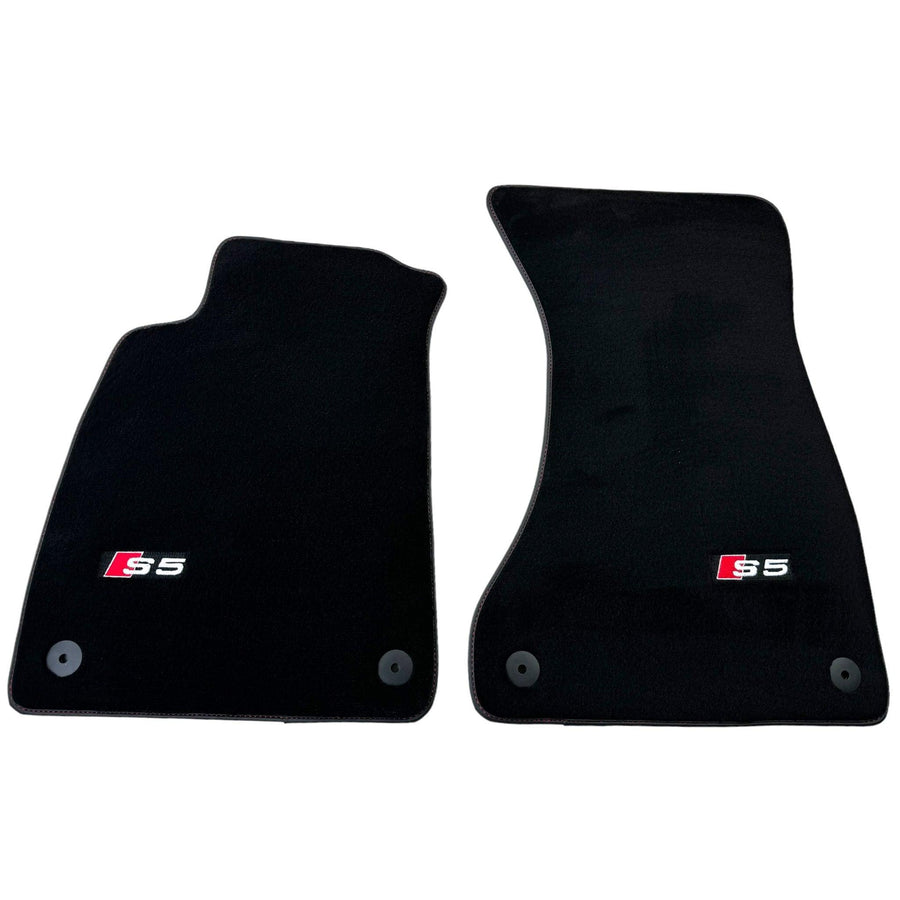 Black Floor Mats for Audi S5 5-door Fastback Sedan (2007-2024) - AutoWin
