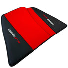 Red Floor Mats for Ferrari 296 GTB (2022-2024) with Leather - AutoWin