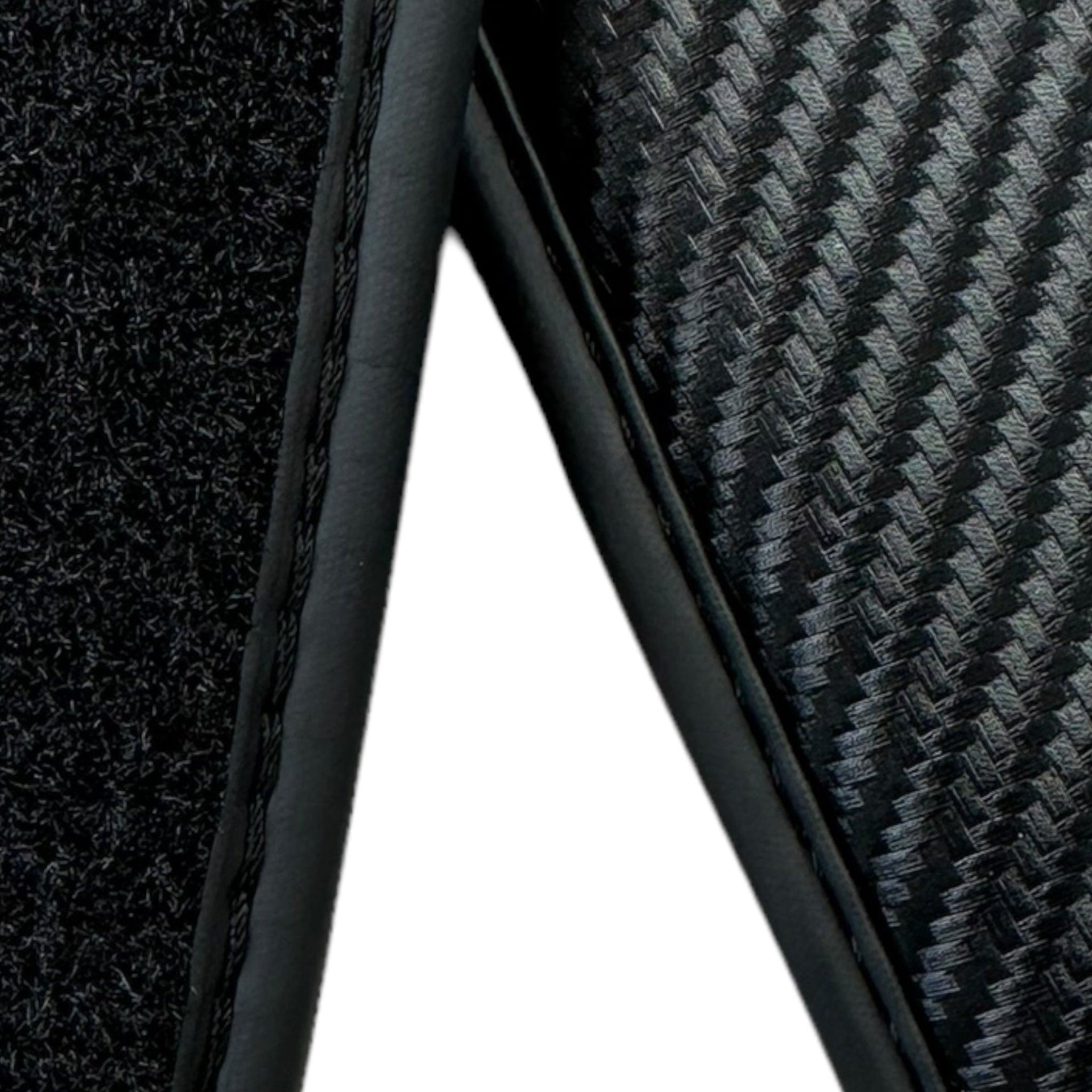 Carbon Fiber Black Floor Mats for Lamborghini Huracan STO - AutoWin