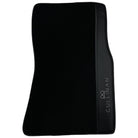 Black Floor Mats for Rolls Royce Cullinan with Carbon Fiber Leather - AutoWin