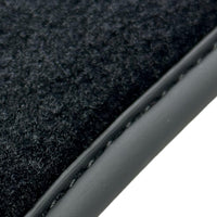 Black Floor Mats for Ferrari 296 GTS (2022-2024) with Carbon Fiber - AutoWin