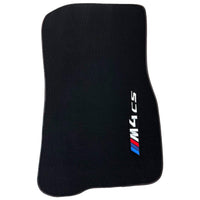 Black Floor Mats for BMW M4 CS G82 Coupe (2021-2025) - AutoWin