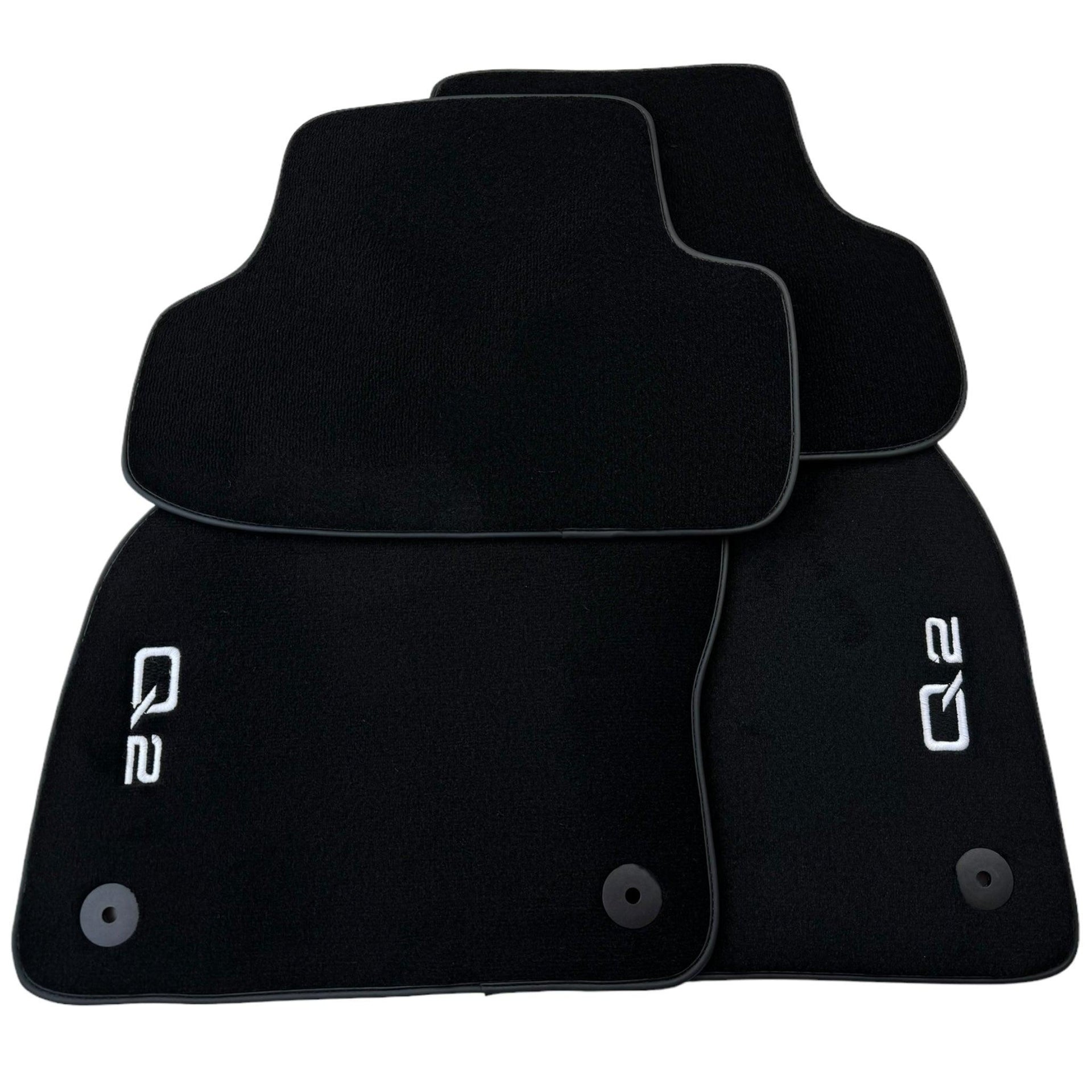 Black Floor Mats for Audi Q2 (2020-2024) - AutoWin